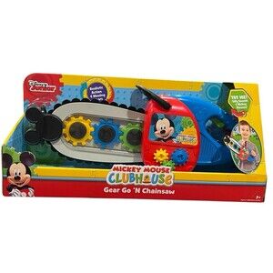Disney Junior Mickey Mouse Clubhouse Gear ‘N Go Chainsaw with Sounds